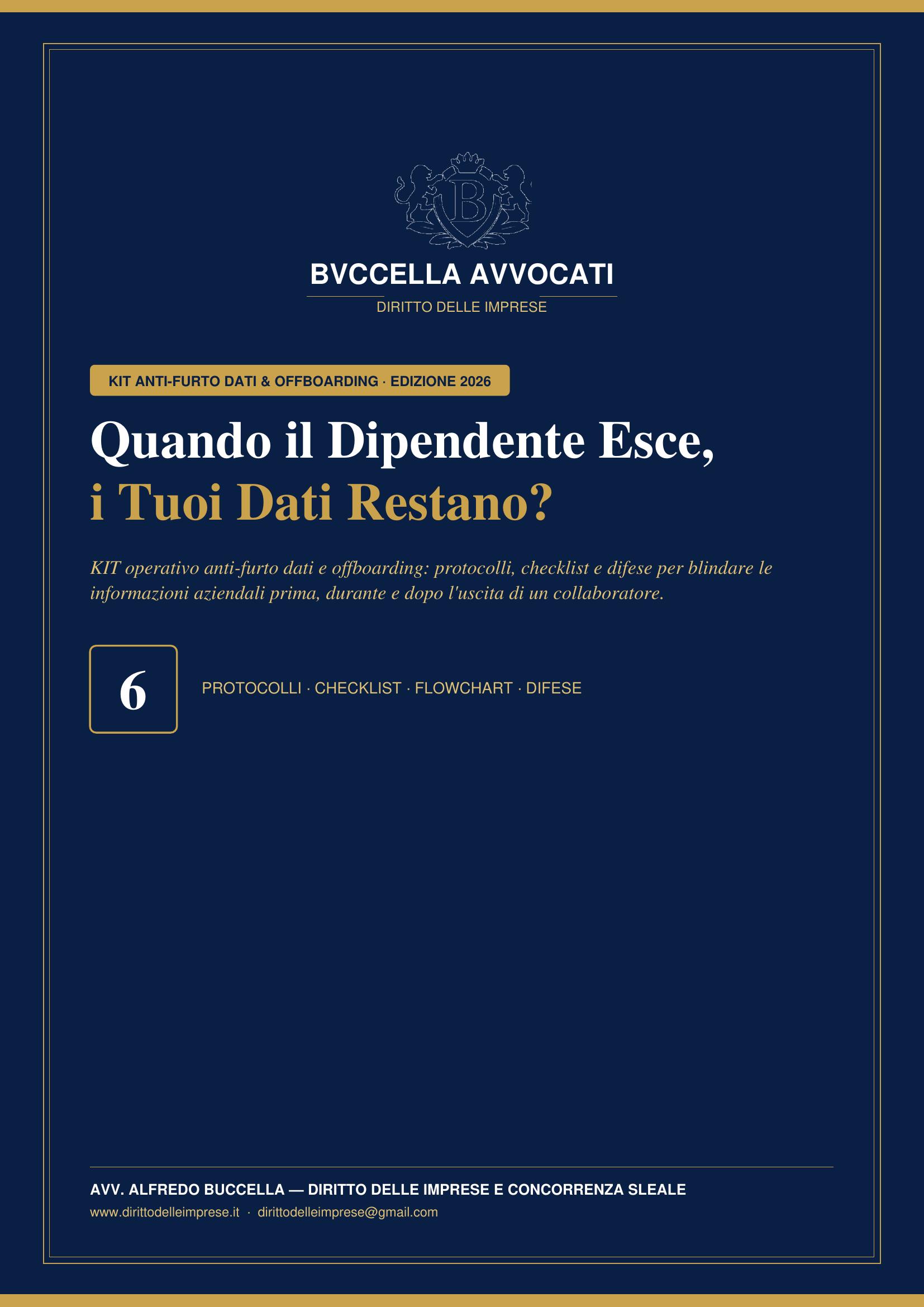Protocollo Autovalutazione Rischio IP — copertina