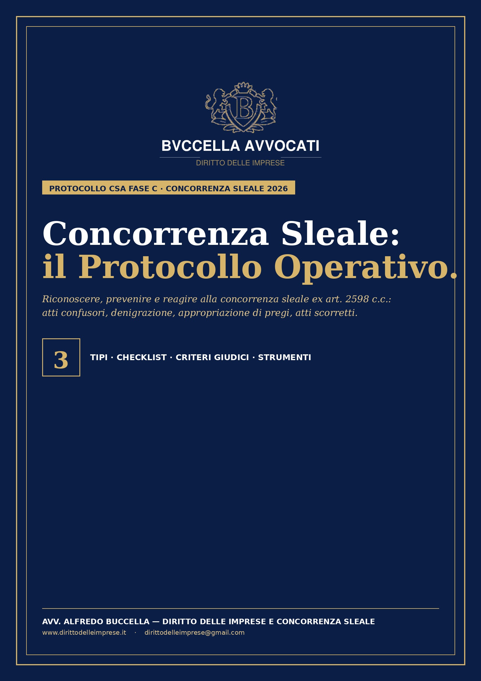 Copertina Protocollo Anti-Concorrenza Sleale 2026